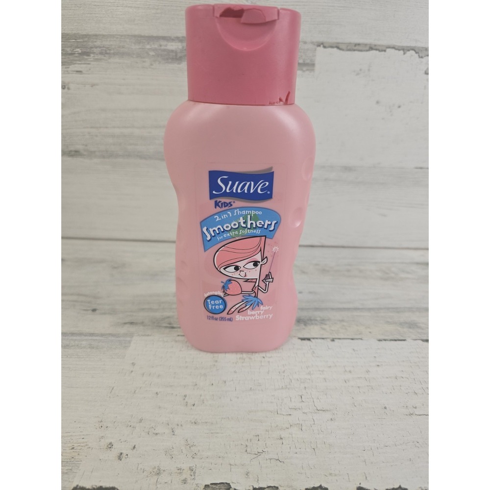 SUAVE Kids FAIRY BERRY STRAWBERRY 2-in-1 Hair Smoothers Tear-Free Shampoo Y2K